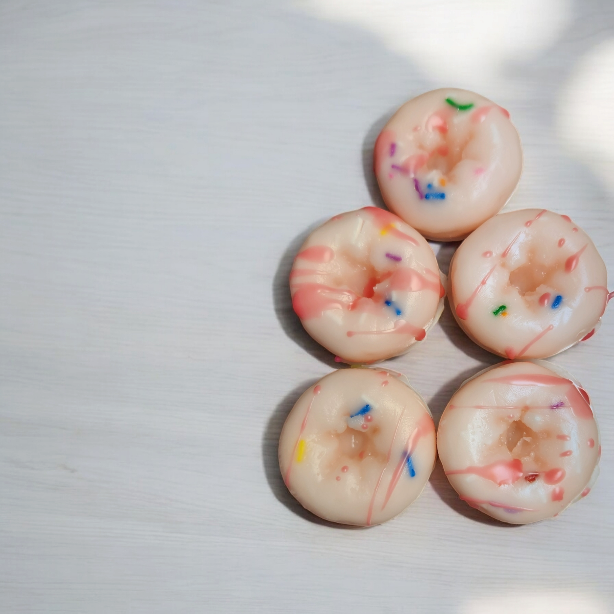 Birthday Cake Scented Donuts